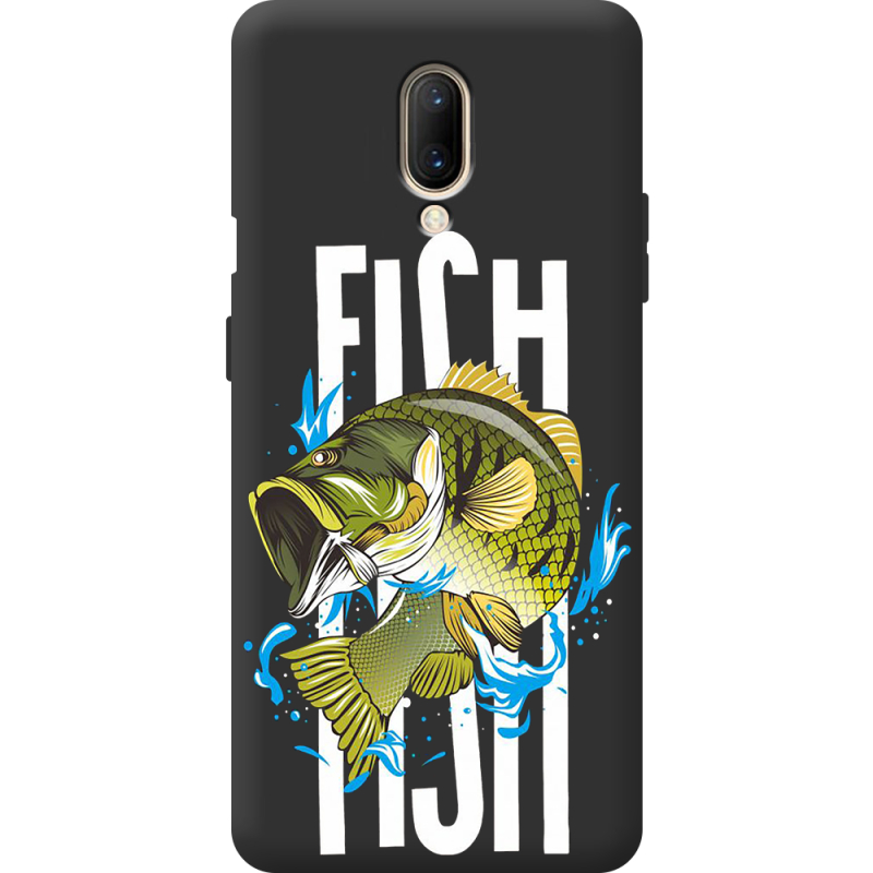 Чорний чохол BoxFace OnePlus 7 Fish