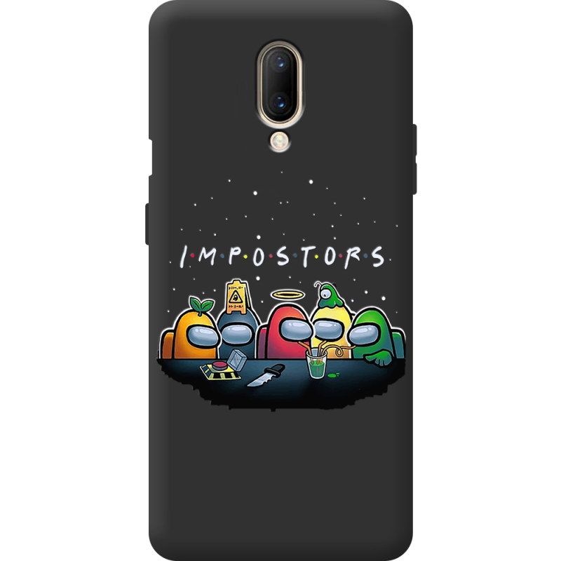 Чорний чохол BoxFace OnePlus 7 Among Us Impostors