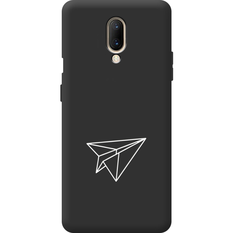 Чорний чохол BoxFace OnePlus 7 Paper Plane