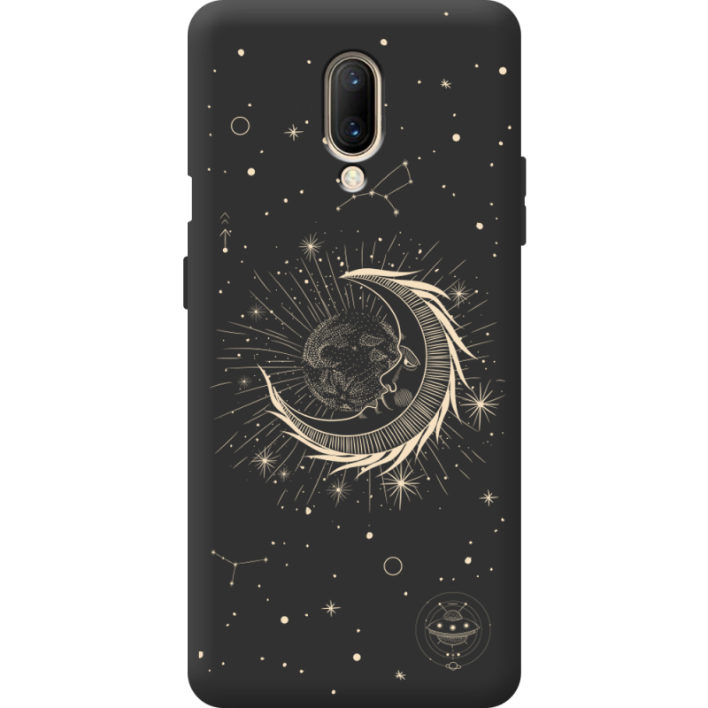 Чорний чохол BoxFace OnePlus 7 Moon