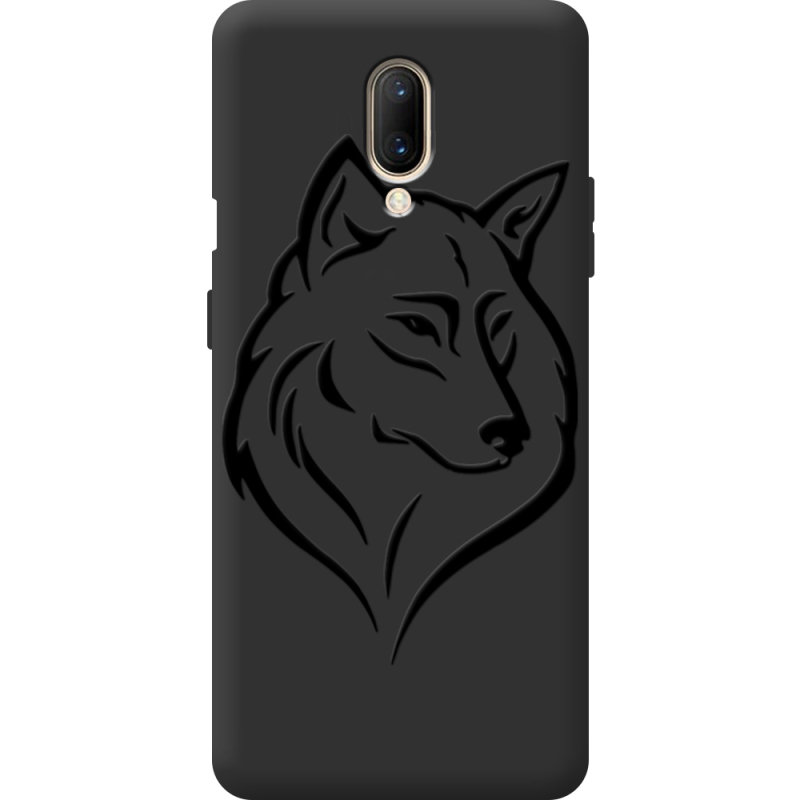 Чорний чохол BoxFace OnePlus 7 Wolf