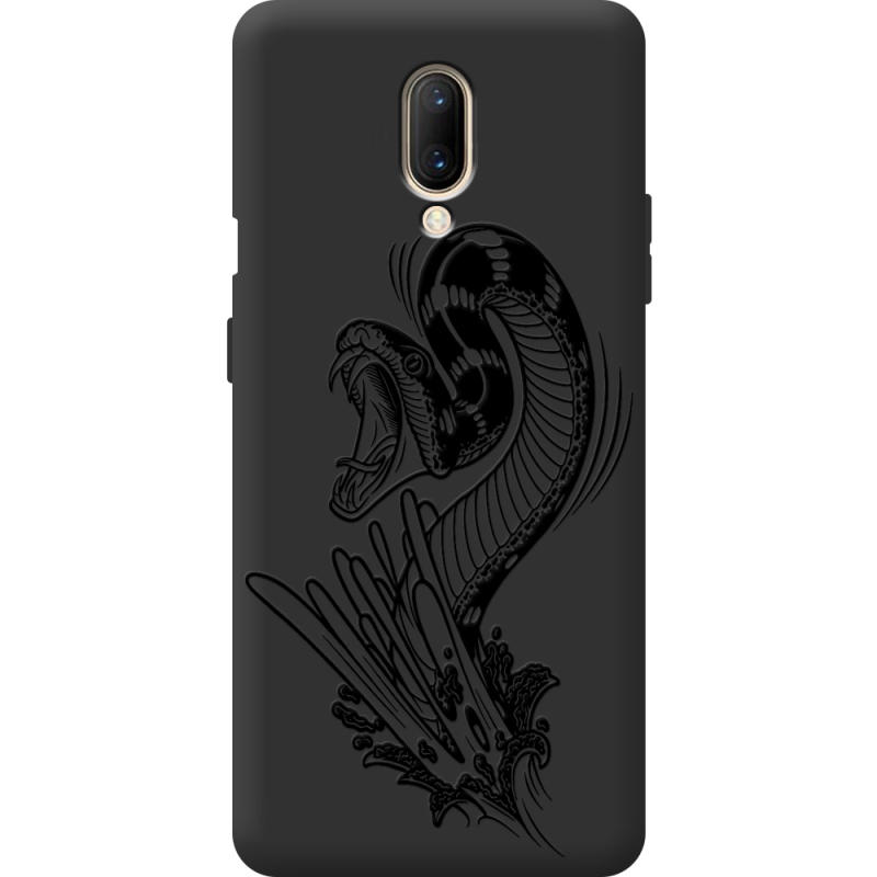Чорний чохол BoxFace OnePlus 7 Snake