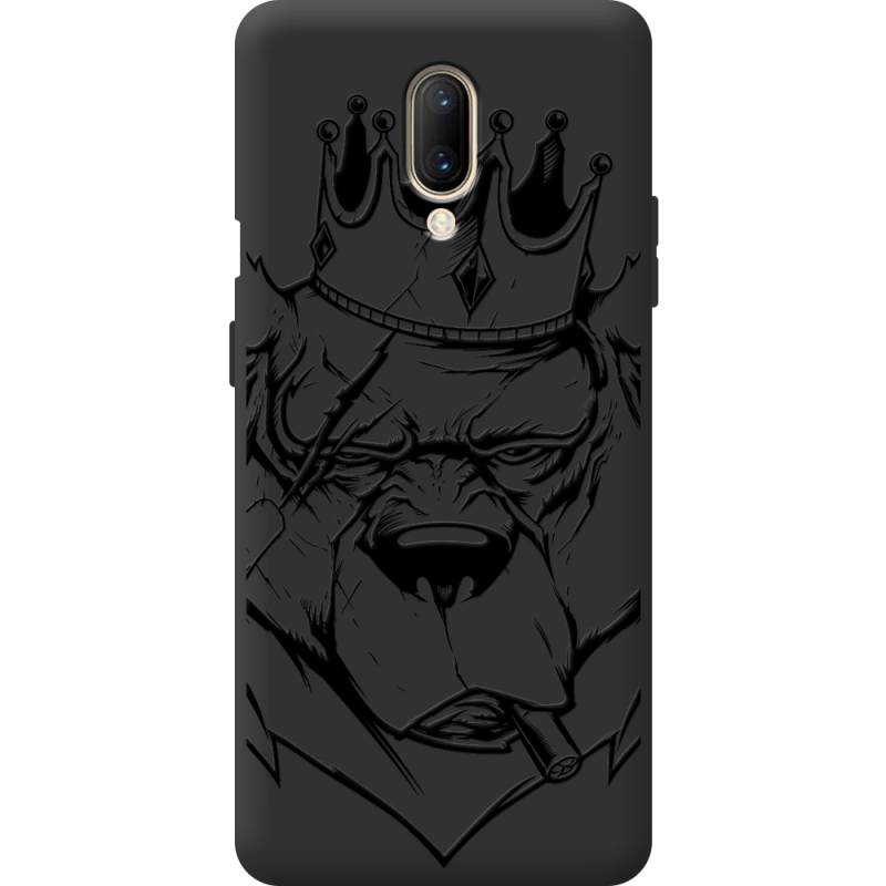Чорний чохол BoxFace OnePlus 7 Bear King
