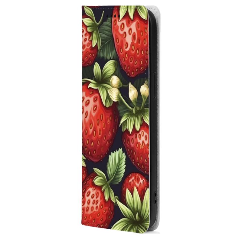 Чохол-книжка BoxFace для Xiaomi Redmi Note 14 4G Global version Strawberries