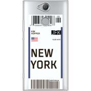 Прозрачный чехол Uprint Sony Xperia XA2 H4113 Ticket New York