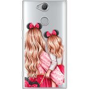 Прозрачный чехол Uprint Sony Xperia XA2 H4113 Mouse Girls