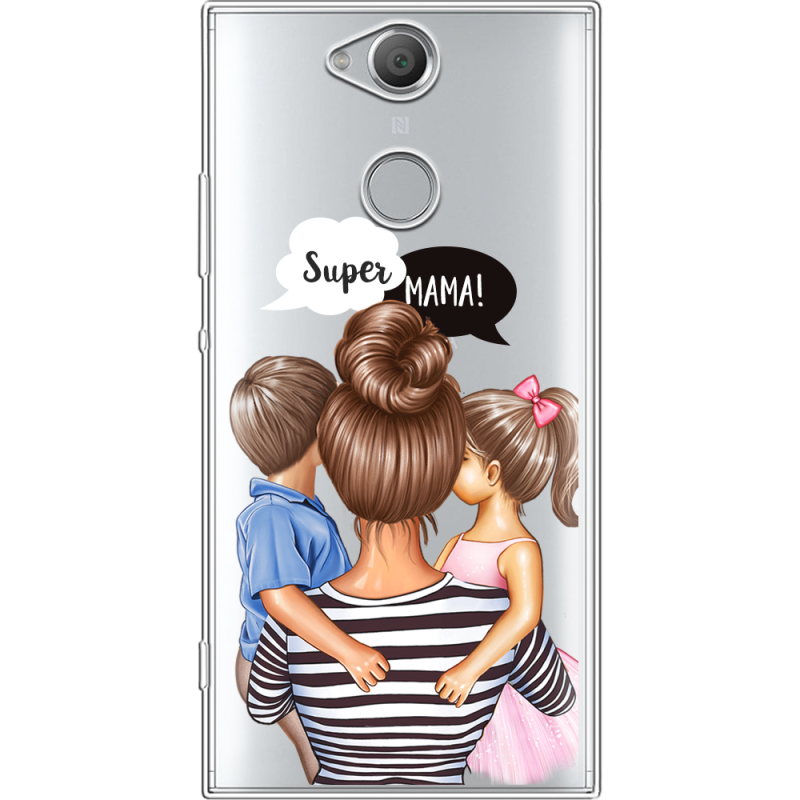 Прозрачный чехол Uprint Sony Xperia XA2 H4113 Super Mama