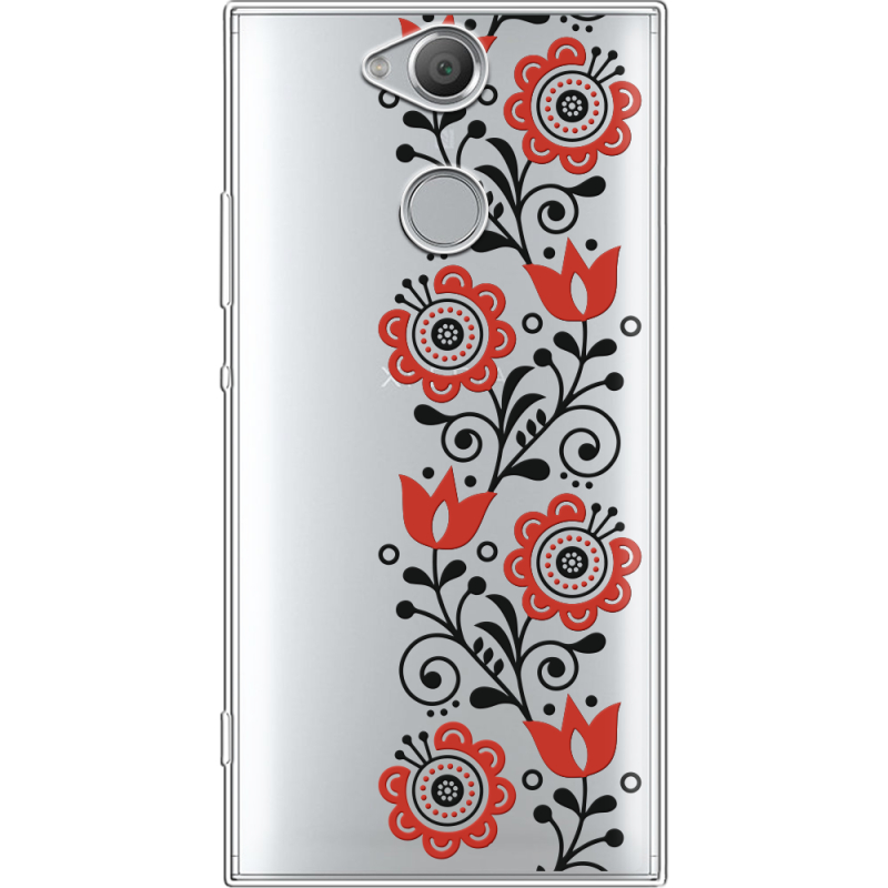 Прозрачный чехол Uprint Sony Xperia XA2 H4113 Ethno Ornament