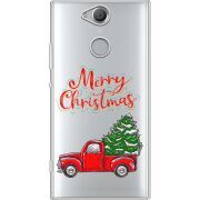 Прозрачный чехол Uprint Sony Xperia XA2 H4113 Holiday Car