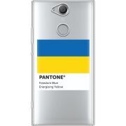 Прозрачный чехол Uprint Sony Xperia XA2 H4113 Pantone вільний синій