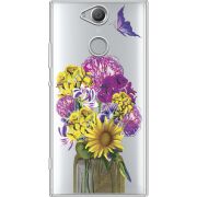 Прозрачный чехол Uprint Sony Xperia XA2 H4113 My Bouquet