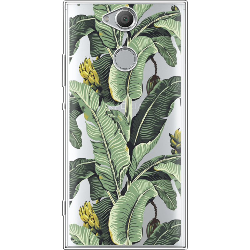 Прозрачный чехол Uprint Sony Xperia XA2 H4113 Banana Leaves