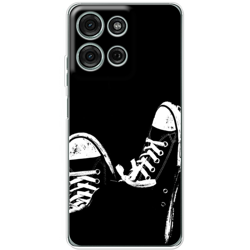 Чохол BoxFace Motorola Moto G56 Black Sneakers
