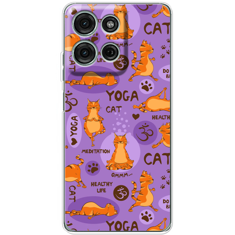 Чохол BoxFace Motorola Moto G56 Yoga Cat