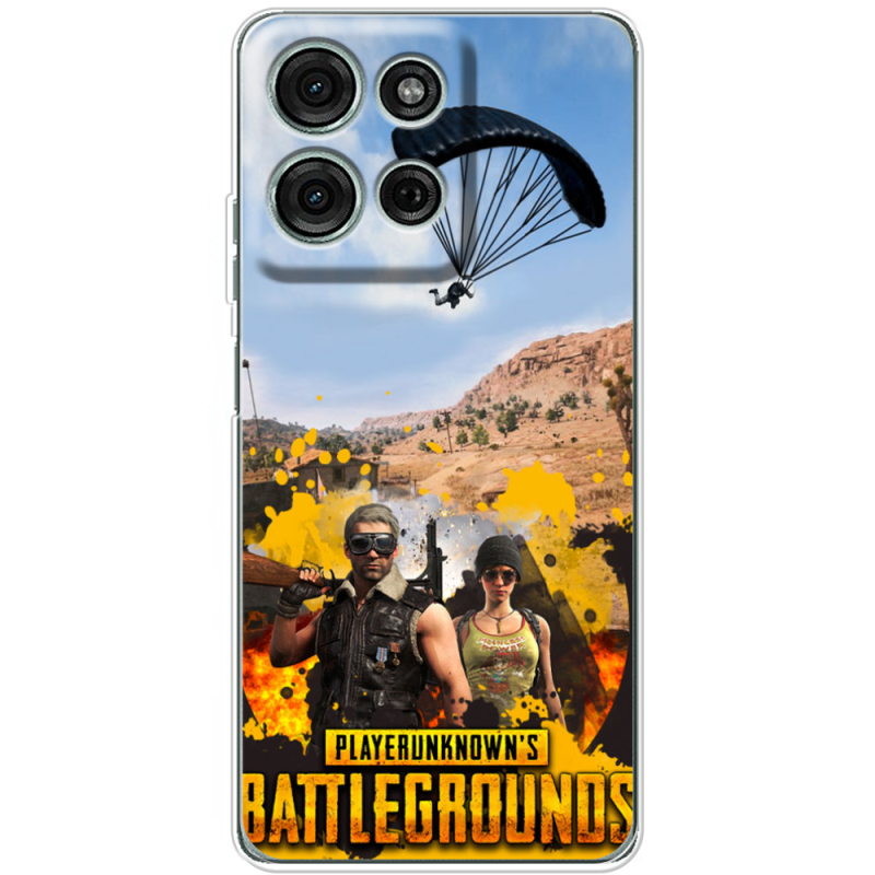Чохол BoxFace Motorola Moto G56 Pubg parachute