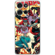 Чохол BoxFace Motorola Moto G56 Deadpool and Mary Jane