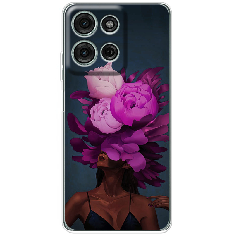 Чохол BoxFace Motorola Moto G56 Exquisite Purple Flowers