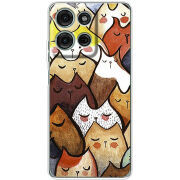 Чохол BoxFace Motorola Moto G56 Sleepy Cats