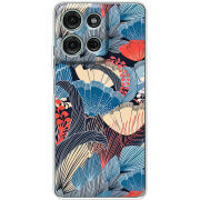 Чохол BoxFace Motorola Moto G56 Blue Herb