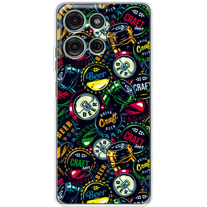 Чохол BoxFace Motorola Moto G56 Bottle Caps