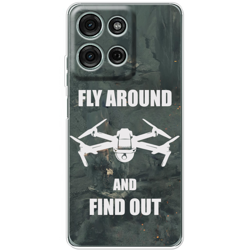 Чохол BoxFace Motorola Moto G56 Дрон Fly Around