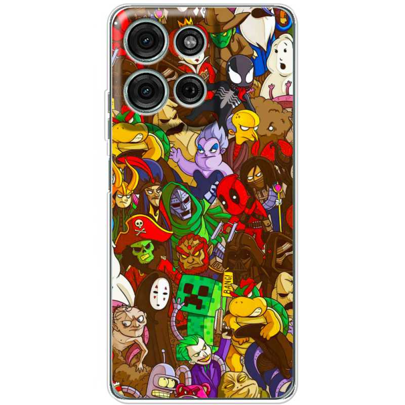 Чохол BoxFace Motorola Moto G56 Злодеи