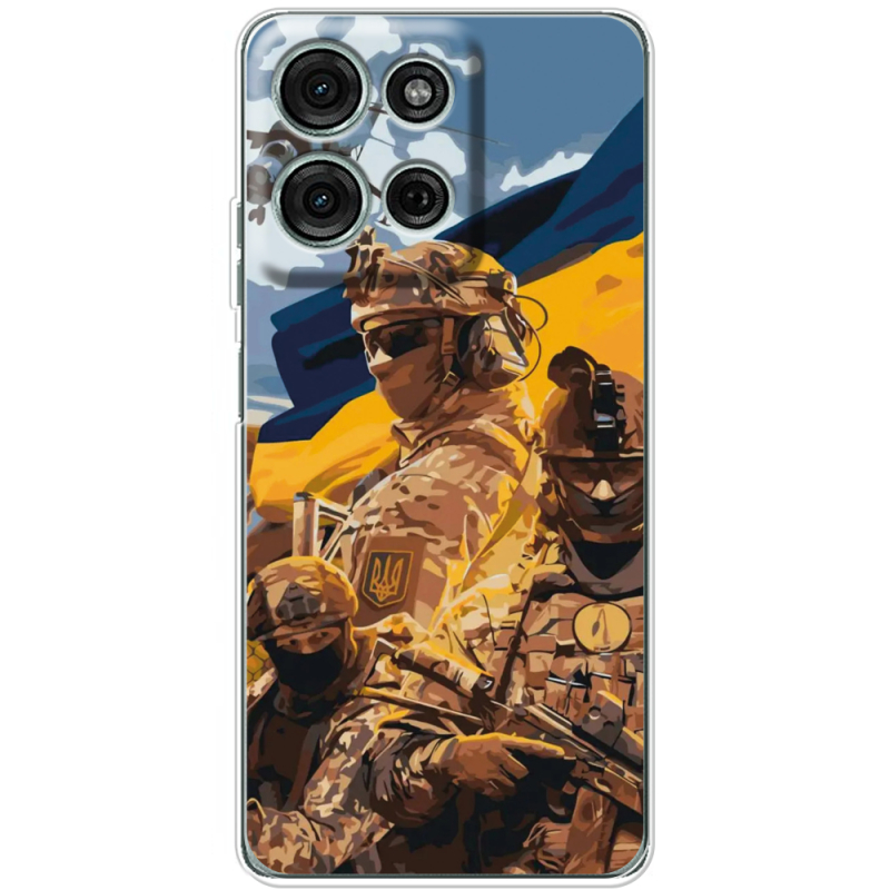 Чохол BoxFace Motorola Moto G56 Воїни ЗСУ