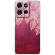 Чохол BoxFace Motorola Moto G56 Gold Leaves