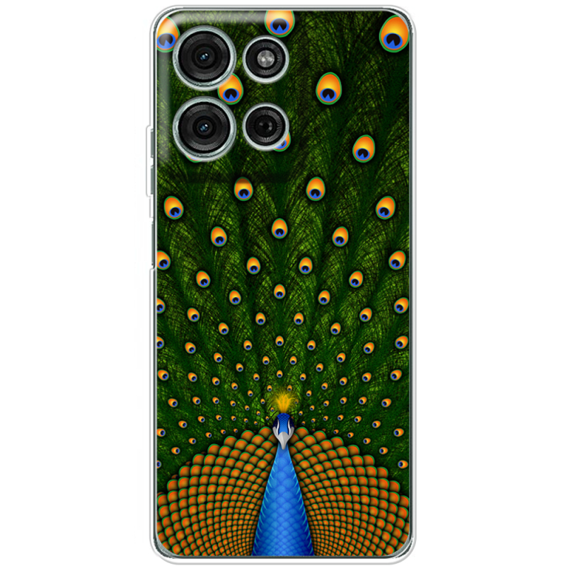 Чохол BoxFace Motorola Moto G56 Peacocks Tail