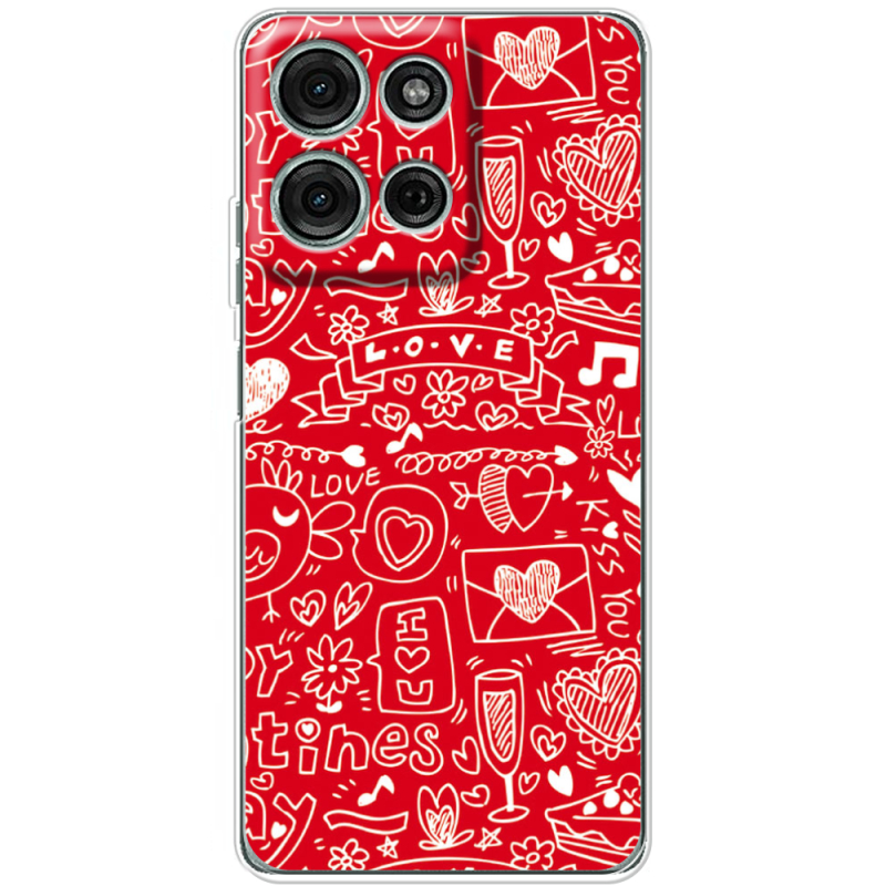 Чохол BoxFace Motorola Moto G56 Happy Valentines