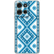 Чохол BoxFace Motorola Moto G56 Блакитний Орнамент
