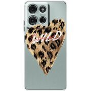 Прозорий чохол BoxFace Motorola Moto G56 Wild Love