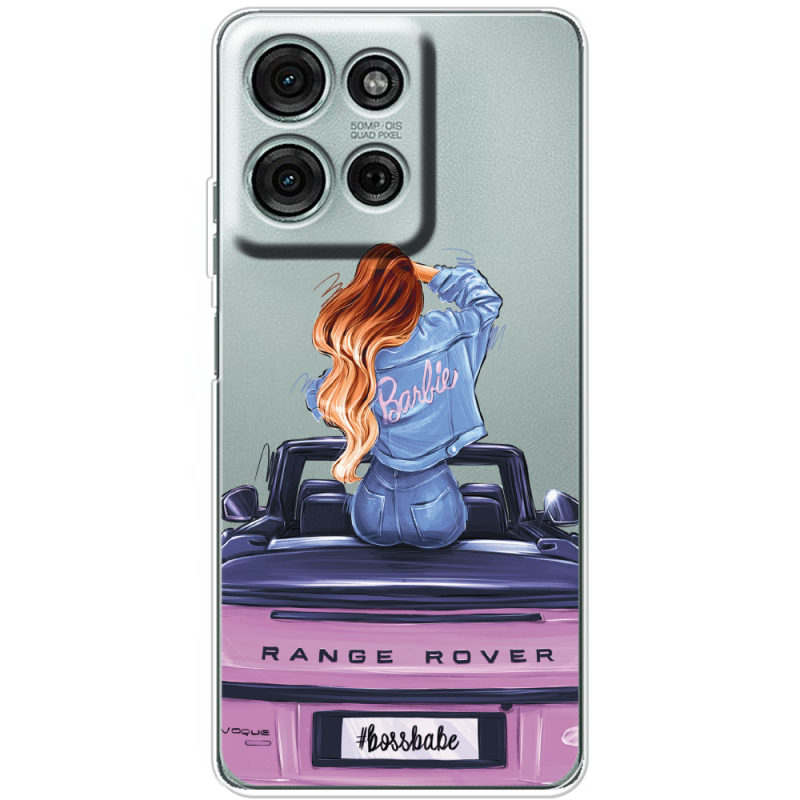 Прозорий чохол BoxFace Motorola Moto G56 Boss Babe