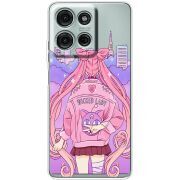 Прозорий чохол BoxFace Motorola Moto G56 Wiked Lady