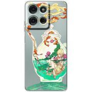 Прозорий чохол BoxFace Motorola Moto G56 Kettle