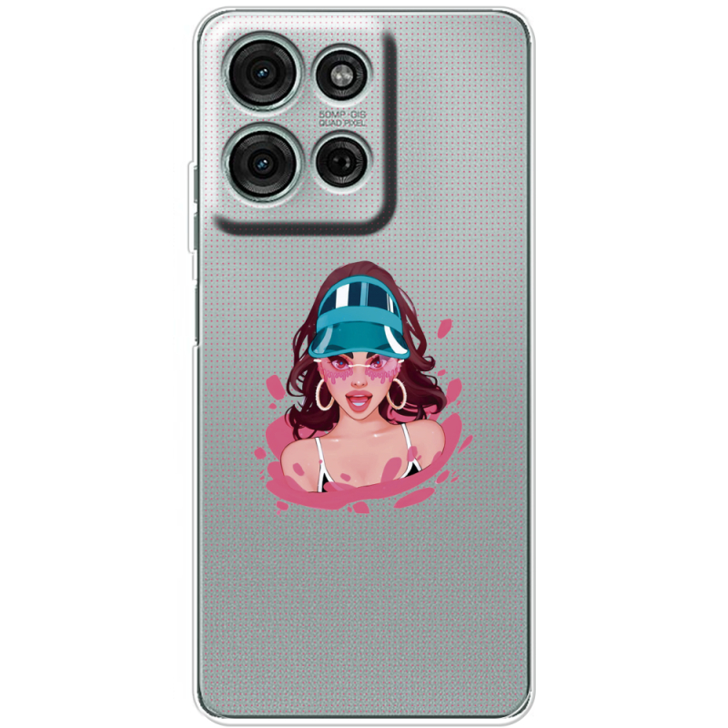 Прозорий чохол BoxFace Motorola Moto G56 Selena Gomez