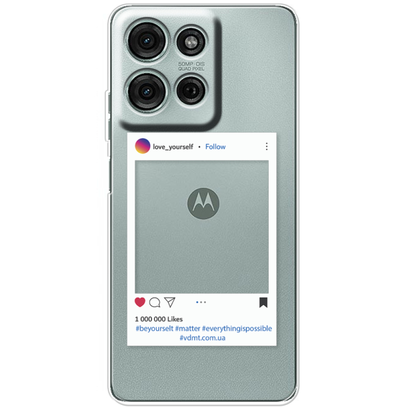 Прозорий чохол BoxFace Motorola Moto G56 Insta