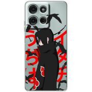 Прозорий чохол BoxFace Motorola Moto G56 Учиха Итачи