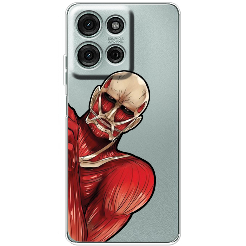 Прозорий чохол BoxFace Motorola Moto G56 Титан