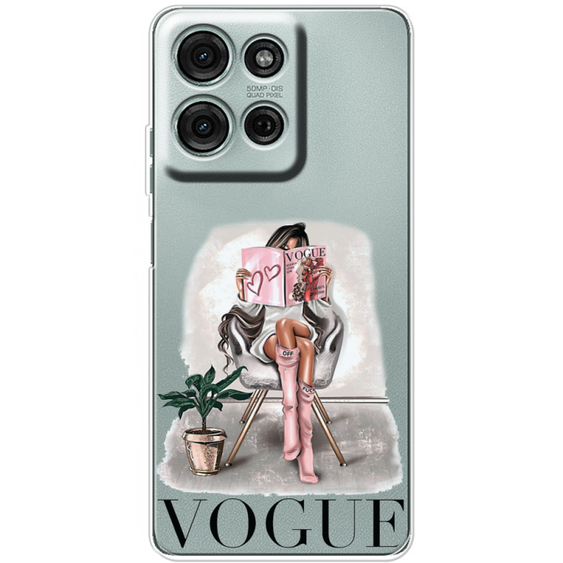 Прозорий чохол BoxFace Motorola Moto G56 VOGUE