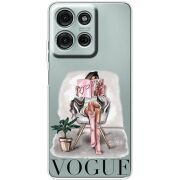 Прозорий чохол BoxFace Motorola Moto G56 VOGUE