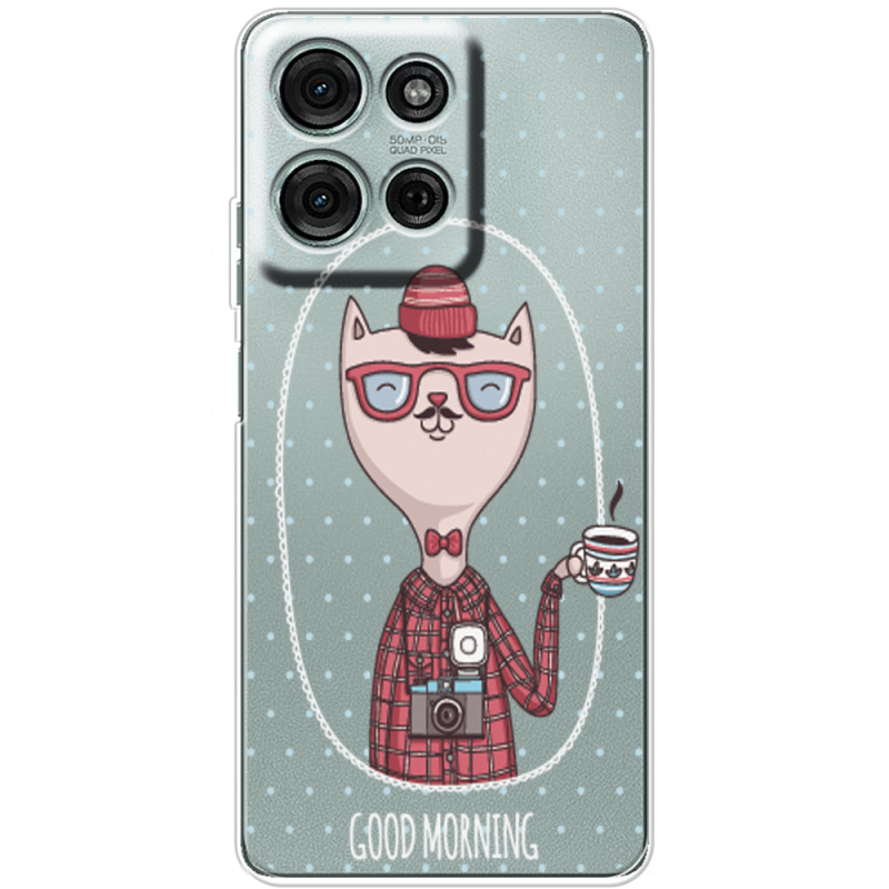 Прозорий чохол BoxFace Motorola Moto G56 Good Morning