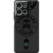 Чорний чохол BoxFace Motorola Moto G56 Dark Coffee