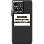 Чорний чохол BoxFace Motorola Moto G56 