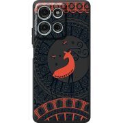 Чорний чохол BoxFace Motorola Moto G56 Ornament