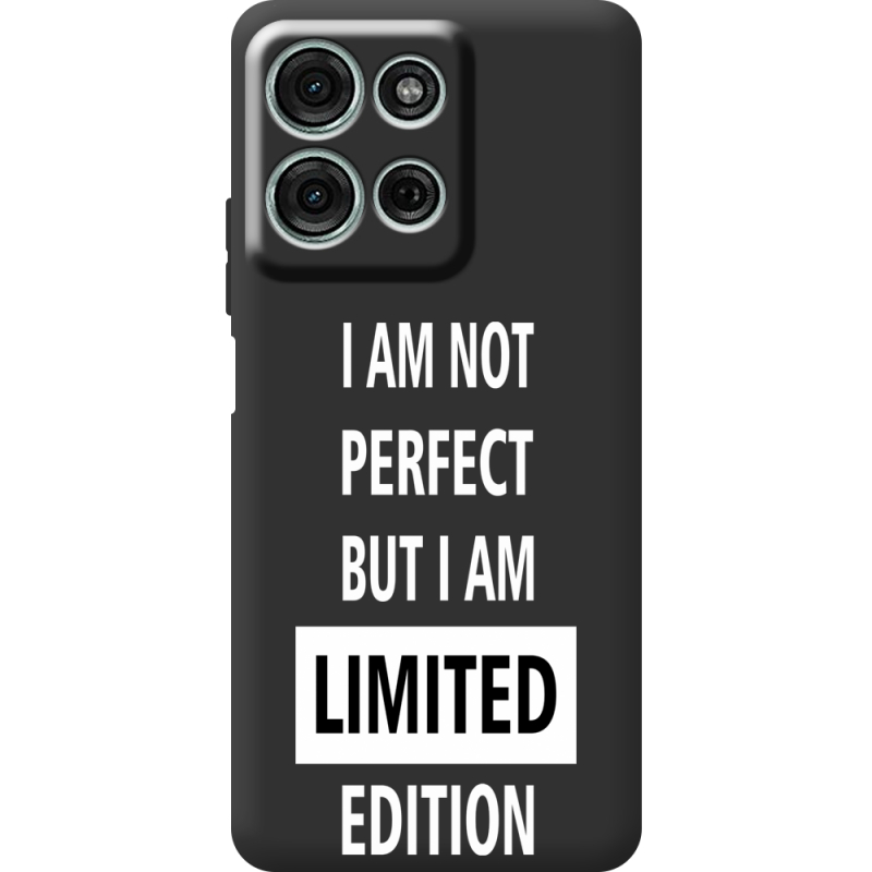 Чорний чохол BoxFace Motorola Moto G56 Limited Edition