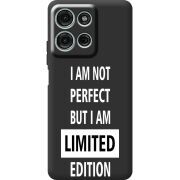 Чорний чохол BoxFace Motorola Moto G56 Limited Edition