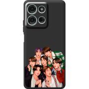 Чорний чохол BoxFace Motorola Moto G56 BTS