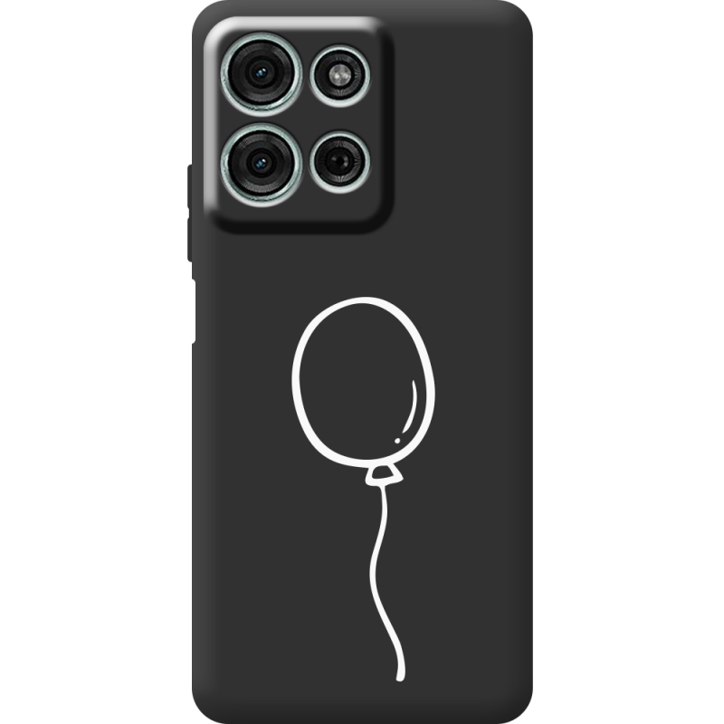 Чорний чохол BoxFace Motorola Moto G56 Balloon