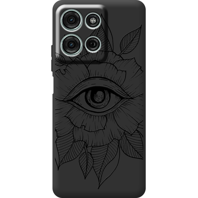 Чорний чохол BoxFace Motorola Moto G56 Eye